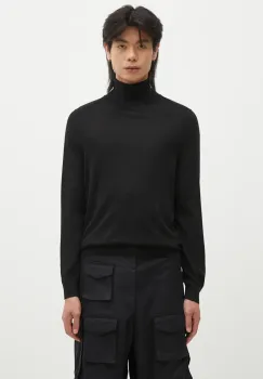 Paul Smith pulover de lana barbati, culoarea negru, light, cu guler, M1R-565X-M02093 imagine