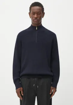 Paul Smith pulover de lana culoarea bleumarin, cu turtleneck, M1R-534Z-T02763 imagine