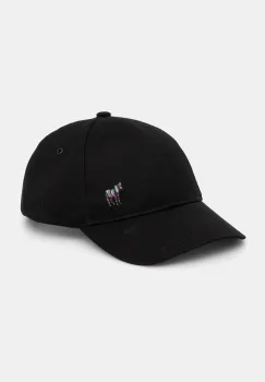 Paul Smith sapca de baseball din bumbac culoarea negru, cu imprimeu, M1A.987DT.POZEB imagine