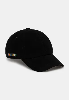 Paul Smith sapca din piele intoarsa culoarea negru, M1A-987DT-T660 imagine