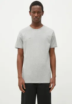 Paul Smith tricou din bumbac 3-pack barbati, culoarea gri, melanj, M1A-389-M3PK imagine