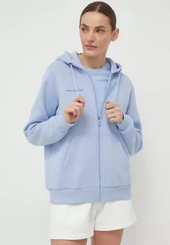 Peak Performance bluza femei, cu gluga, neted imagine