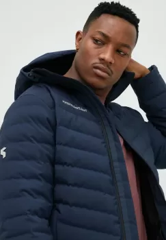 Peak Performance geaca de puf Frost culoarea albastru marin imagine