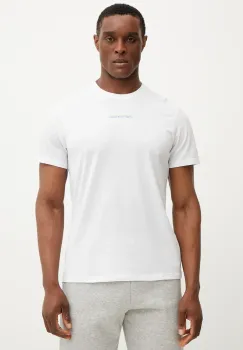 Peak Performance tricou barbati, culoarea alb, cu imprimeu imagine