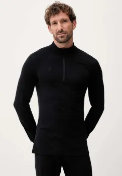 Peak Performance tricou functional cu maneca lunga din lana Magic culoare neagra G80934 imagine