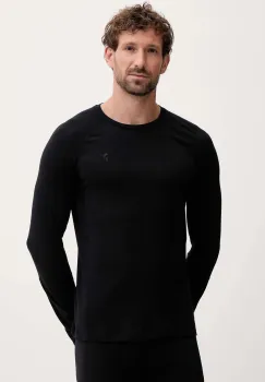 Peak Performance tricou functional cu maneca lunga din lana Magic culoare neagra G80935 imagine