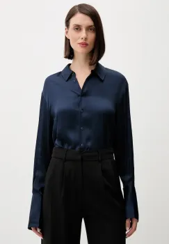 Pedro del Hierro camasa culoarea bleumarin, cu guler clasic, regular, 6632950 imagine