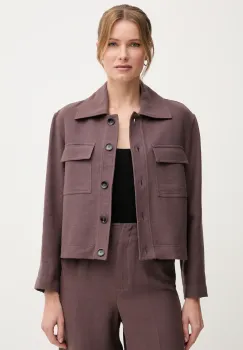 Pedro del Hierro geaca din amestec de in culoarea maro, de tranzitie, 6759177 imagine
