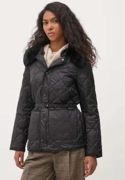 Pedro del Hierro geaca femei, culoarea negru, de tranzitie, 8578550 imagine