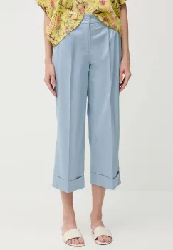 Pedro del Hierro pantaloni drept, high waist, 7609767 imagine