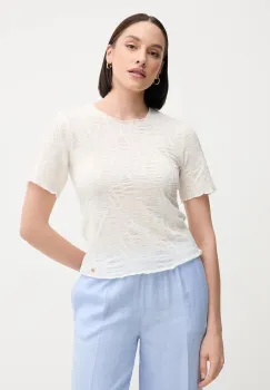 Pedro del Hierro tricou culoarea bej, 4539627 imagine