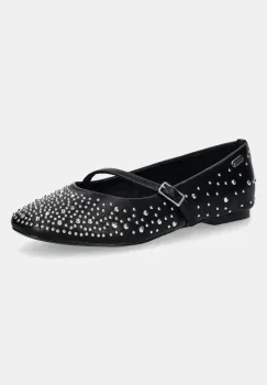 Pepe Jeans balerini DIANE SHINY culoarea negru, PLS10425 imagine