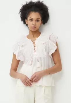 Pepe Jeans bluza din bumbac DOROTEA femei, culoarea roz, neted, PL304815 imagine