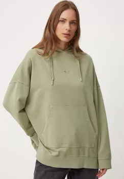 Pepe Jeans bluza EVELINA femei, culoarea verde, cu gluga, neted, PL581447 imagine