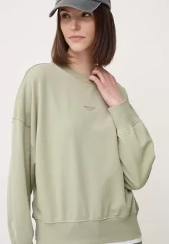 Pepe Jeans bluza EVELYN femei, culoarea verde, neted, PL581442 imagine