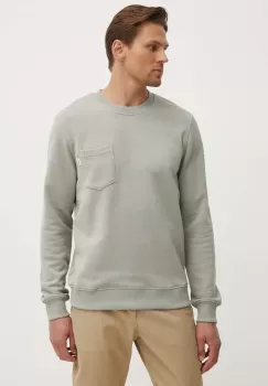 Pepe Jeans bluza MANS CREW barbati, culoarea verde, neted, PM582696 imagine