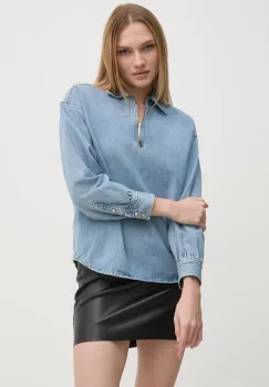 Pepe Jeans bluza subtire din denim NOVA femei, uni, PL304985 imagine