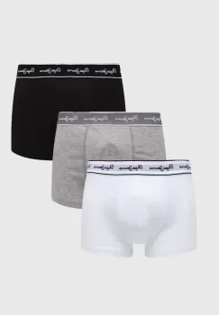 Pepe Jeans boxeri 3-pack barbati, culoarea gri imagine