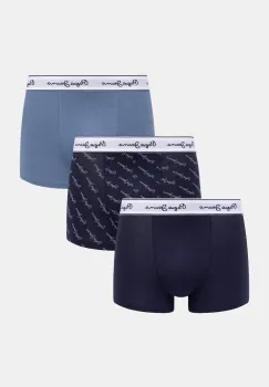 Pepe Jeans boxeri 3-pack culoarea bleumarin, PMU11186 imagine