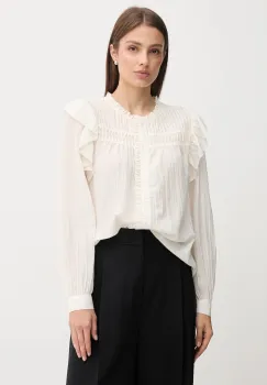 Pepe Jeans camasa culoarea bej, regular, PL3051259 imagine
