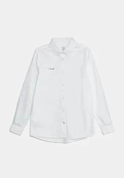 Pepe Jeans camasa de bumbac pentru copii NACE culoarea alb, PB302646 imagine