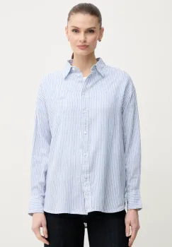 Pepe Jeans camasa de in DREAM femei, cu guler clasic, regular, PL305033 imagine