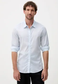 Pepe Jeans camasa din bumbac cu guler clasic, slim, PM3090818 imagine