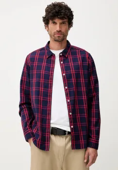 Pepe Jeans camasa din bumbac culoarea bleumarin, cu guler clasic, regular, PM3090839 imagine