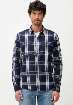 Pepe Jeans camasa din bumbac culoarea bleumarin, regular, PM3090824 imagine