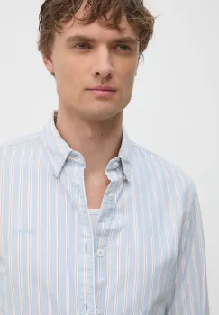 Pepe Jeans camasa din bumbac MARIUS barbati, cu guler button-down, slim, PM308561 imagine