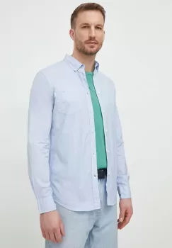 Pepe Jeans camasa din bumbac Prince barbati, cu guler button-down, regular imagine