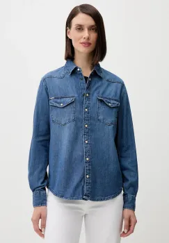 Pepe Jeans camasa jeans cu guler clasic, regular, PL3051234A5 imagine