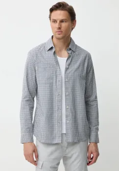 Pepe Jeans camasa MICK barbati, culoarea alb, cu guler clasic, regular, PM308733 imagine