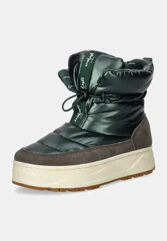 Pepe Jeans cizme de iarna PLS50554 culoarea verde, KORE METALLIC W imagine