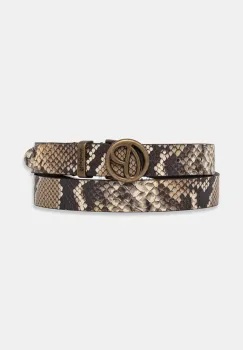 Pepe Jeans curea de piele ATHENAK BELT femei, culoarea maro, PL020865 imagine