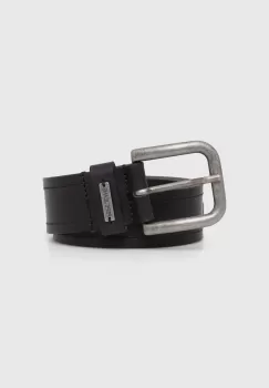 Pepe Jeans curea de piele barbati, culoarea negru imagine