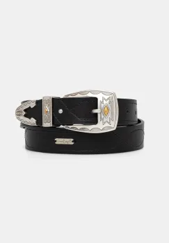 Pepe Jeans curea de piele culoarea negru, PL020870 imagine