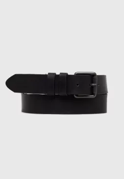 Pepe Jeans curea de piele TATE BELT barbati, culoarea negru, PM021028 imagine