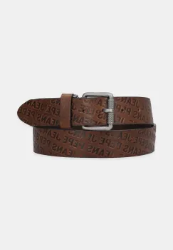 Pepe Jeans curea EVAN BELT barbati, culoarea maro, PM021050 imagine
