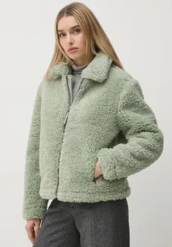 Pepe Jeans geaca CHARLIE femei, culoarea verde, de iarna, PL402463 imagine