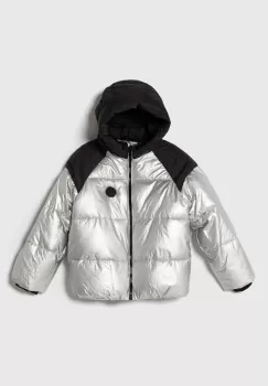 Pepe Jeans geaca copii culoarea argintiu imagine