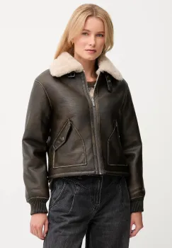Pepe Jeans geaca culoarea maro, de tranzitie, PL4024365 imagine