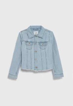 Pepe Jeans geaca de blugi din bumbac ISA JACKET JR imagine