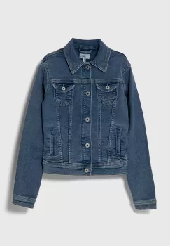 Pepe Jeans geaca de blugi pentru copii New Berry imagine