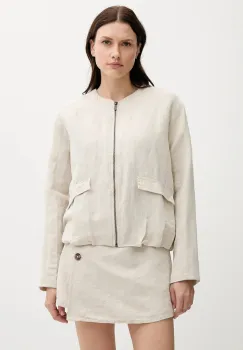 Pepe Jeans geaca de in culoarea bej, de tranzitie, PL402601 imagine