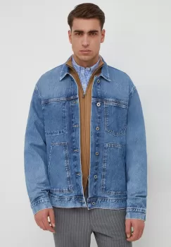 Pepe Jeans geaca jeans barbati, de tranzitie imagine