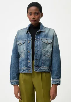 Pepe Jeans geaca jeans de tranzitie, oversize, PL40243325W0 imagine