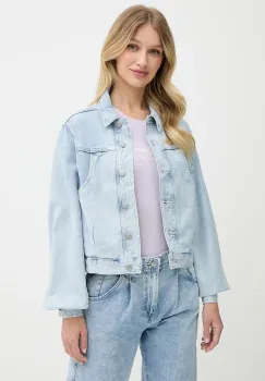 Pepe Jeans geaca jeans de tranzitie, oversize, PL402607 imagine