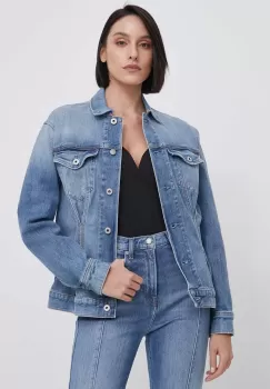 Pepe Jeans geaca jeans femei, de tranzitie imagine