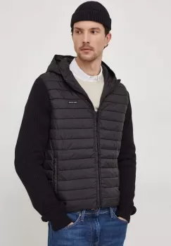Pepe Jeans geaca Martin barbati, culoarea negru, de tranzitie imagine